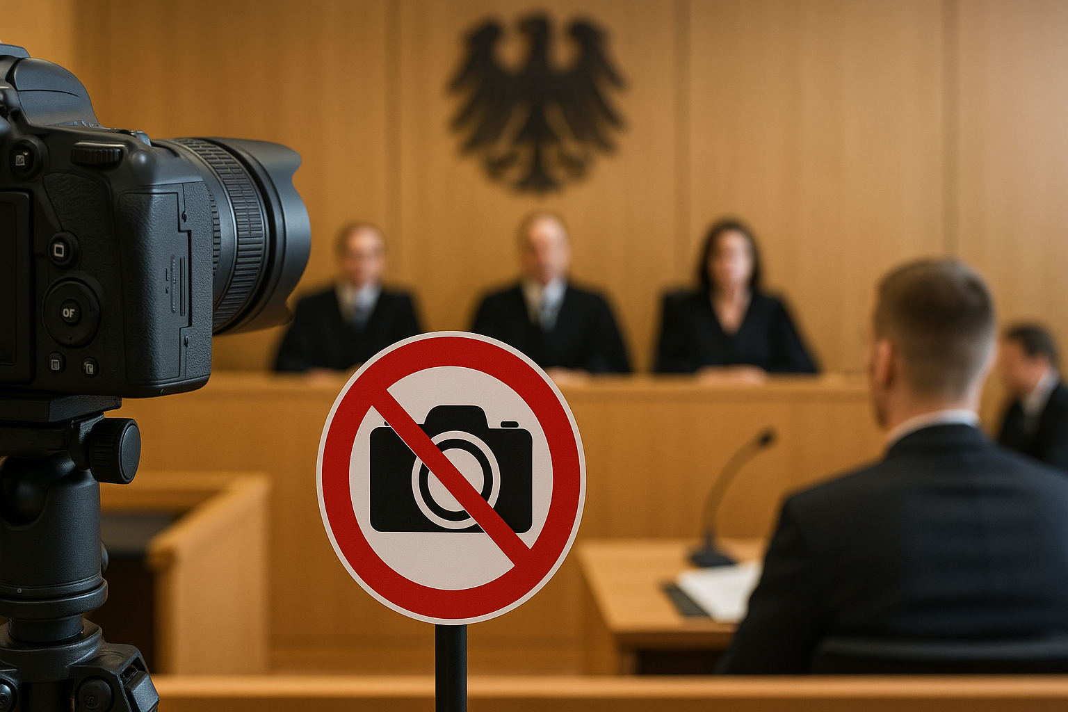 Berichterstattung-Gerichtsverhandlung